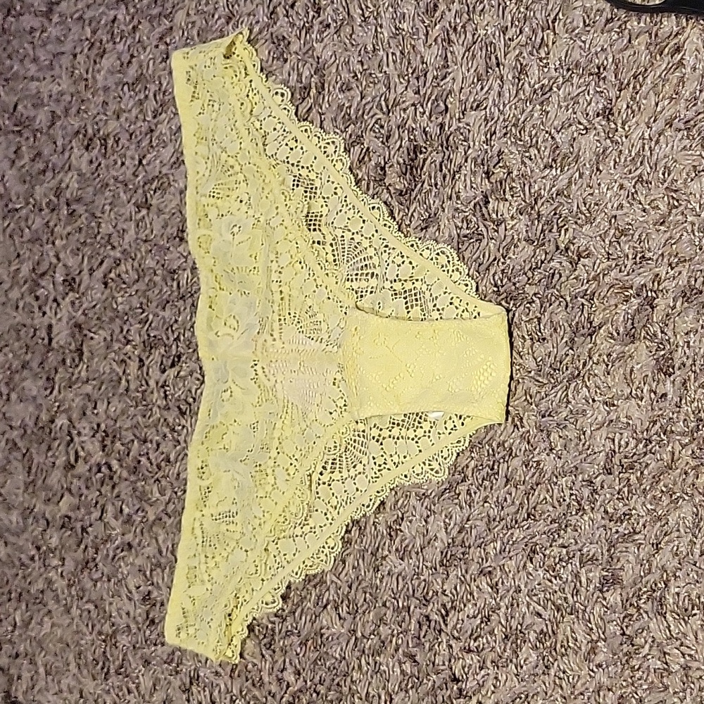 Free People Intimately Under Bikini Lace Cutecumber Light Green Medium XL New - Picture 2 of 5